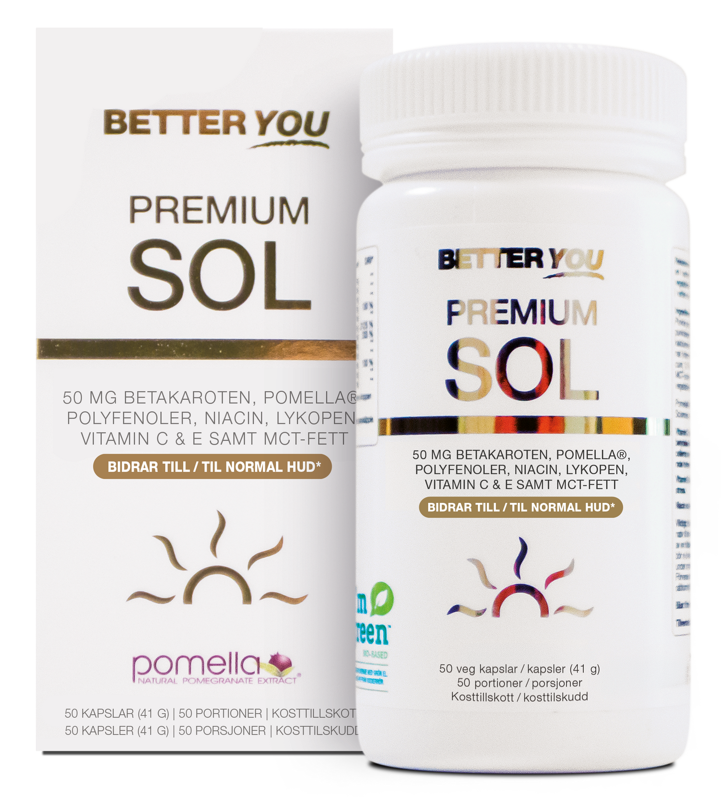 BetterYou Premium Sol - 50 kaps