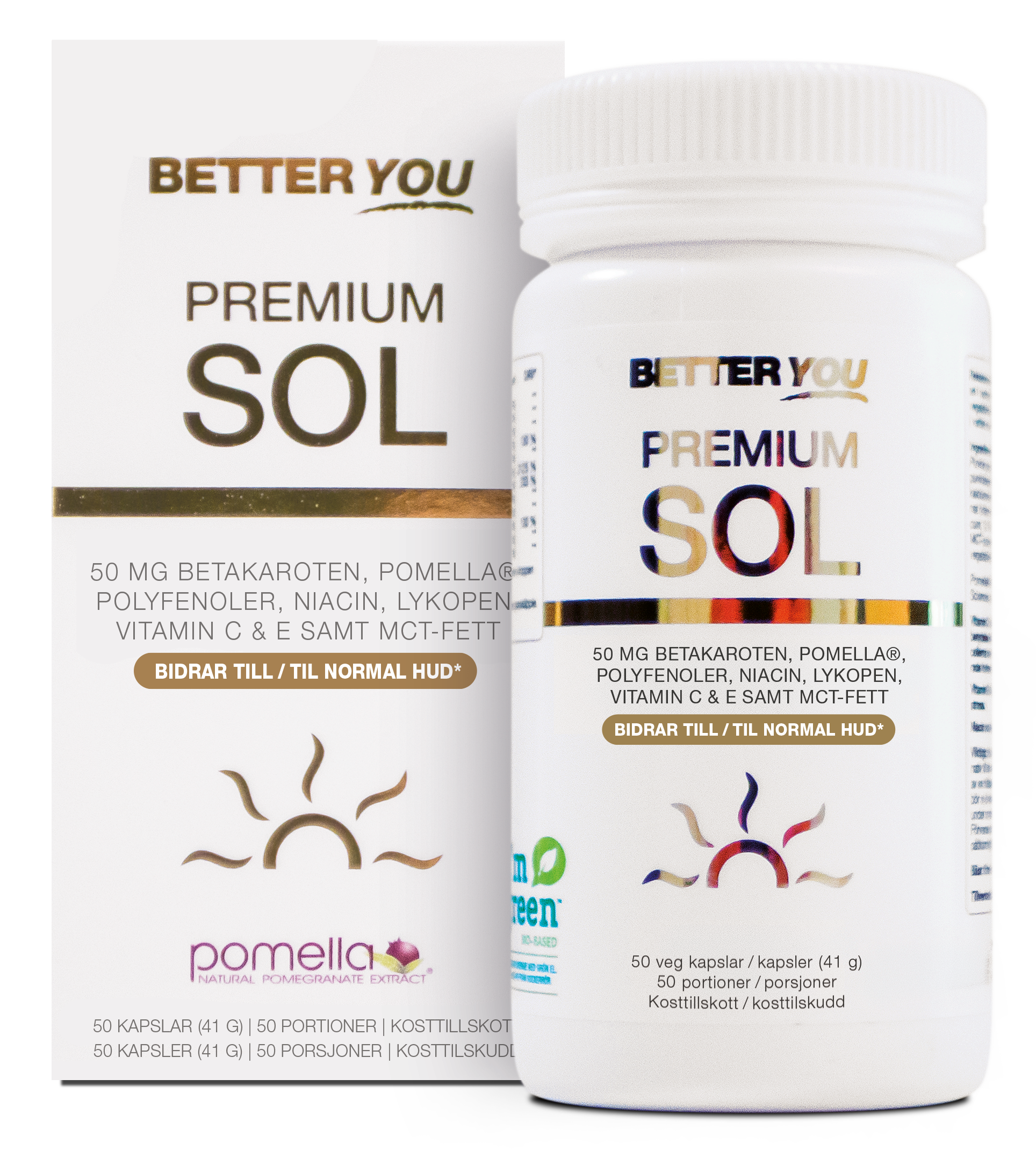 BetterYou Premium Sol - 50 kaps