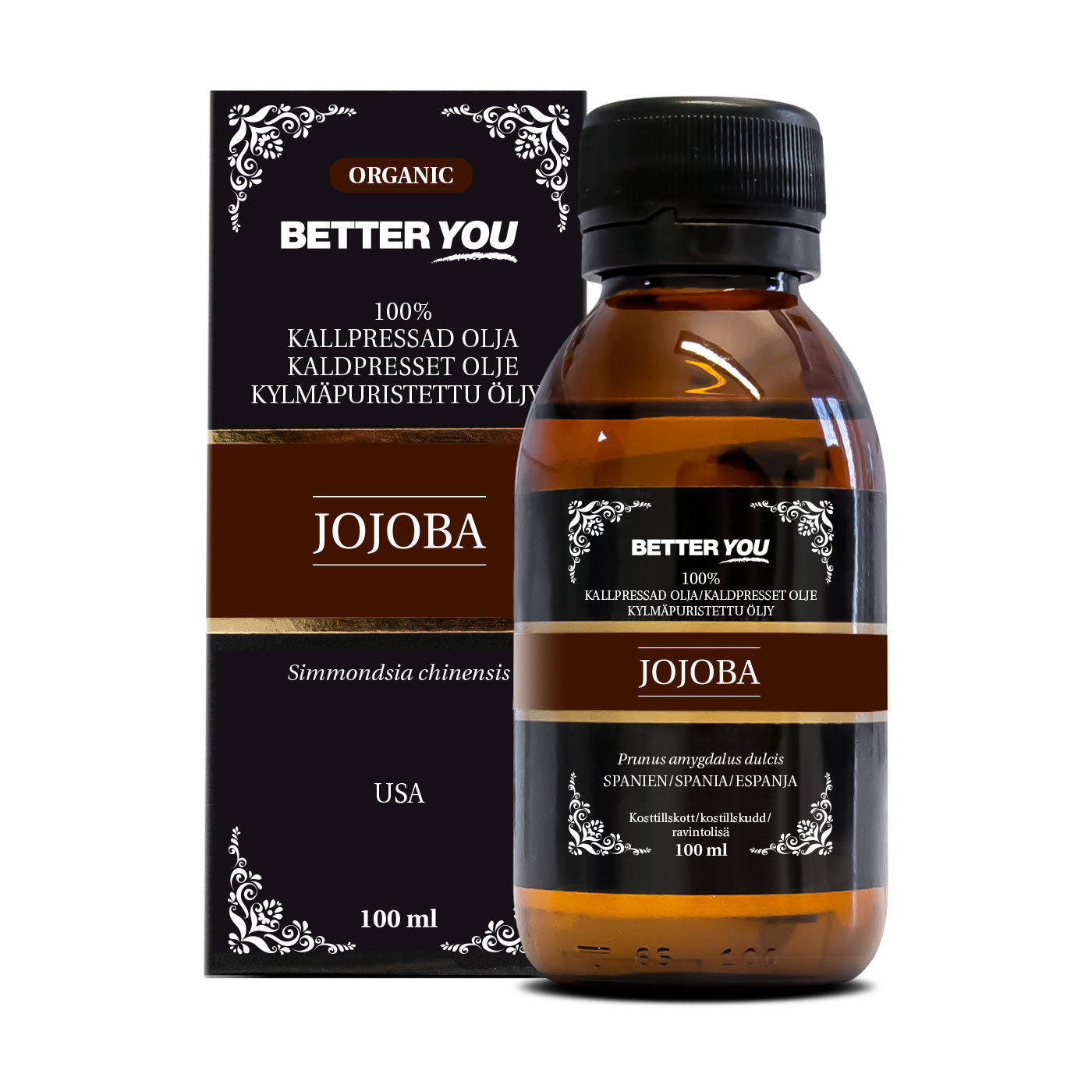 BetterYou Jojobaolja EKO Kallpressad - 100 ml