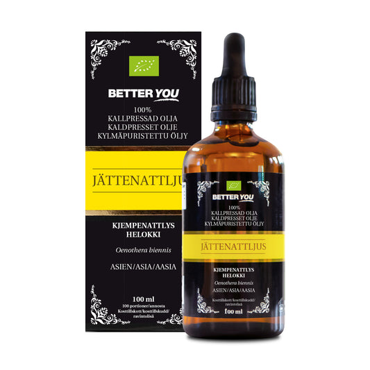 BetterYou Jättenattljusolja EKO Kallpressad - 100 ml