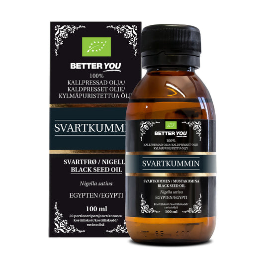 BetterYou Svartkumminolja EKO Kallpressad - 100 ml