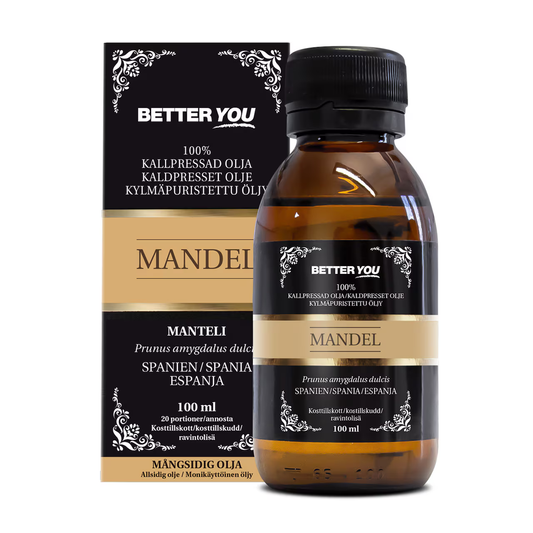 BetterYou Mandelolja Kallpressad - 100 ml