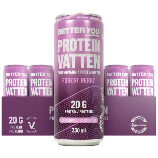 BetterYou Proteinvatten Forest Berry Koffeinfri 330 ml  24 st