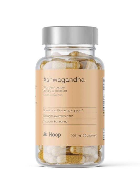 Noop Ashwagandha 60 kapslar framsida