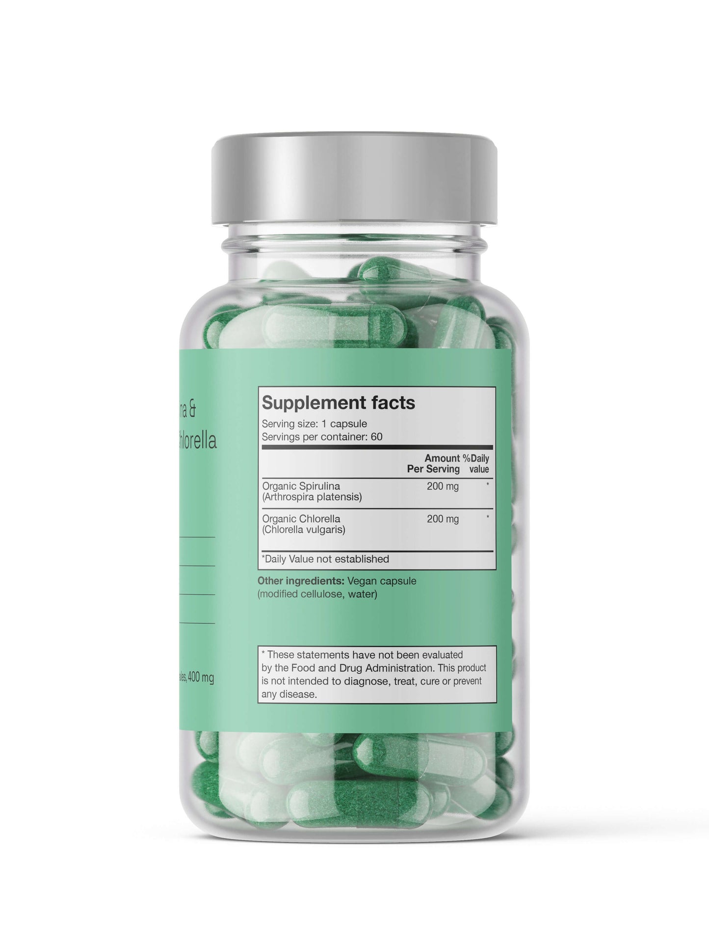 Noop Spirulina & Chlorella höger sida