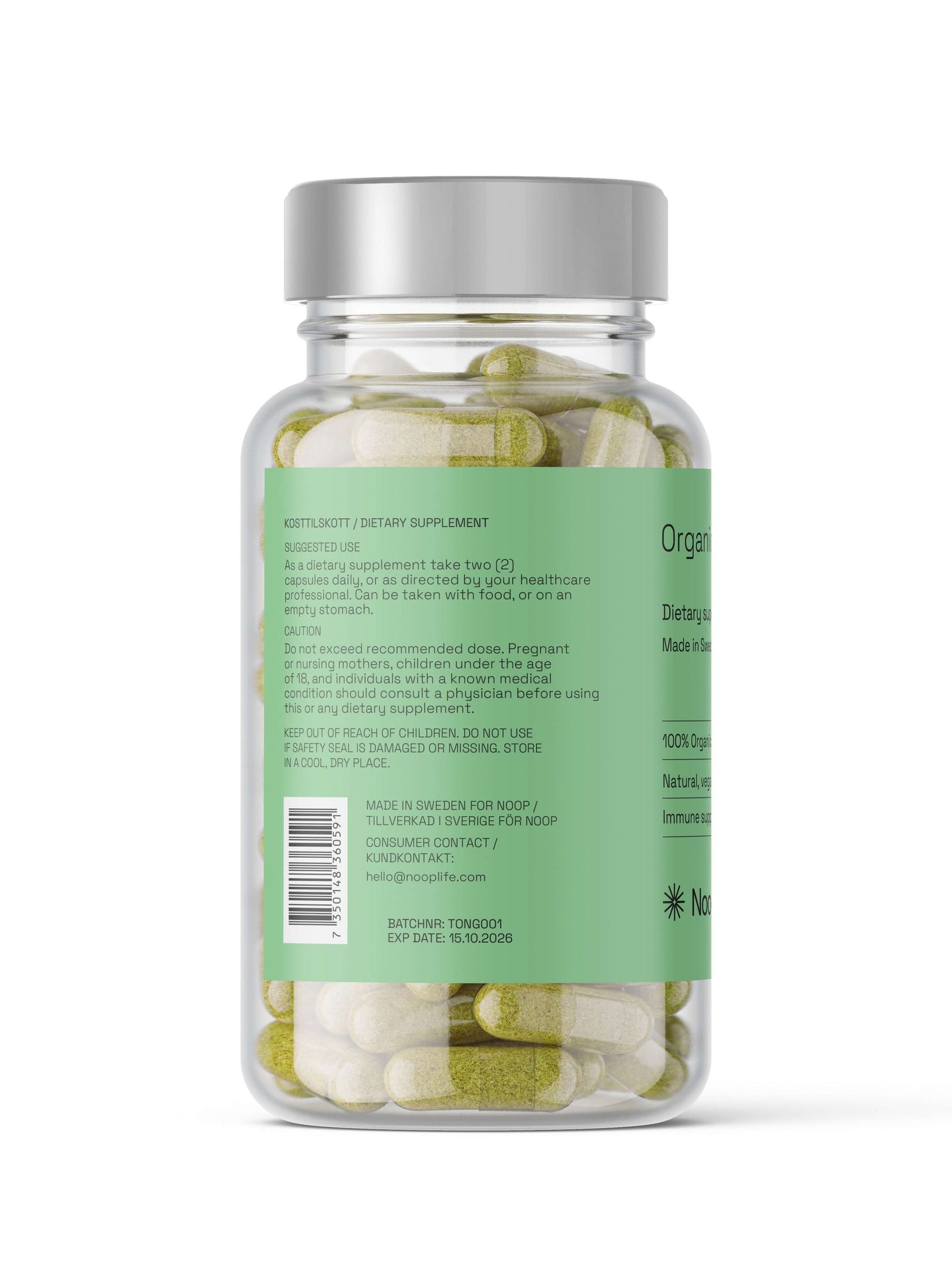 Noop Irish Sea Moss / Karragenalg 60 kapslar – bild 4