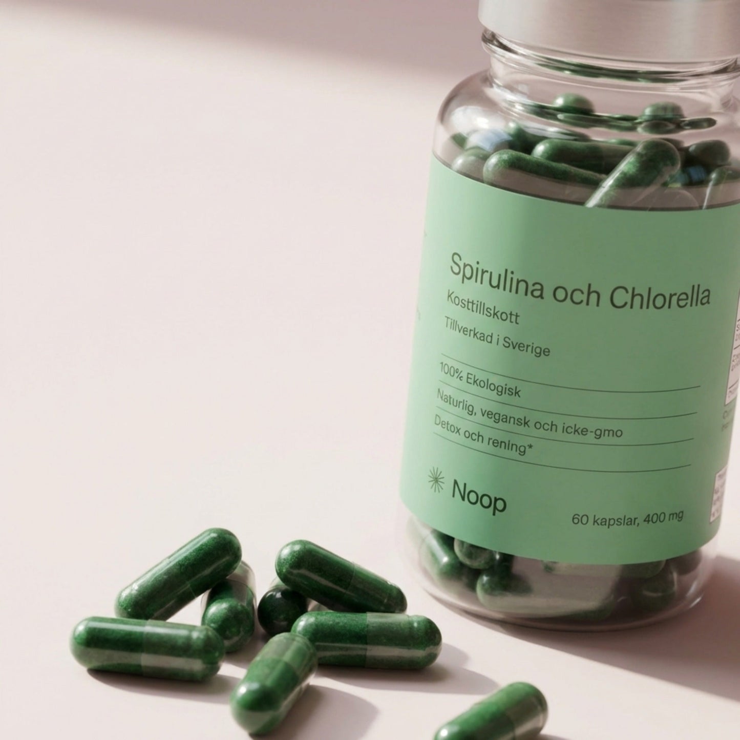 Noop Spirulina & Chlorella livsstilsbild 1