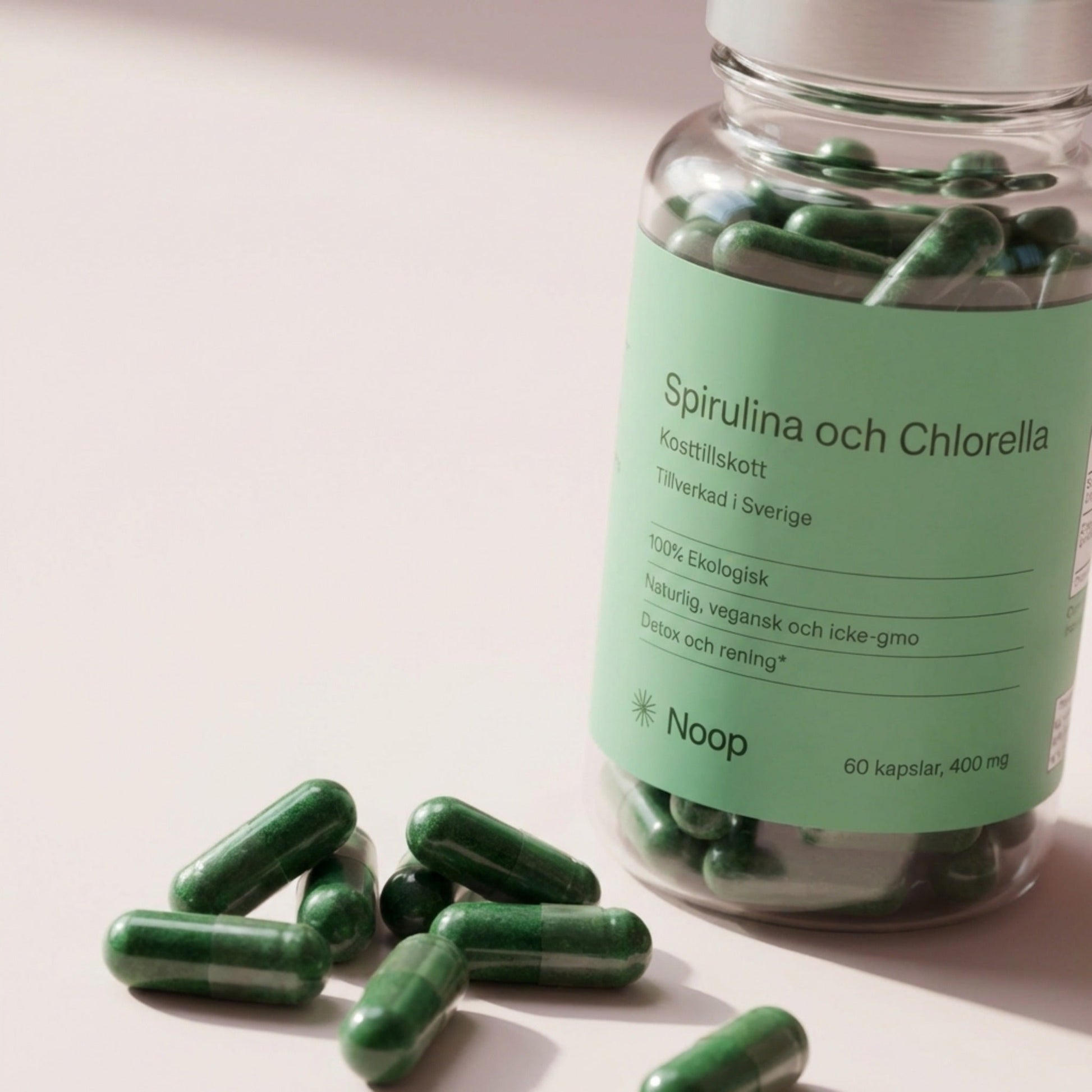 Noop Spirulina & Chlorella livsstilsbild 1