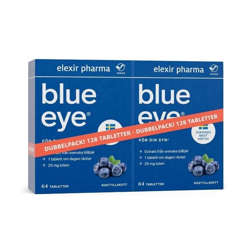 Elexir Pharma Blue Eye Dubbelpack 128 tabletter