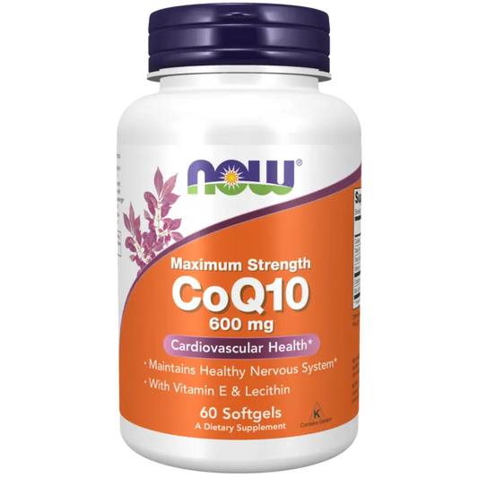 Now Foods CoQ10 600 mg 60 Softgels
