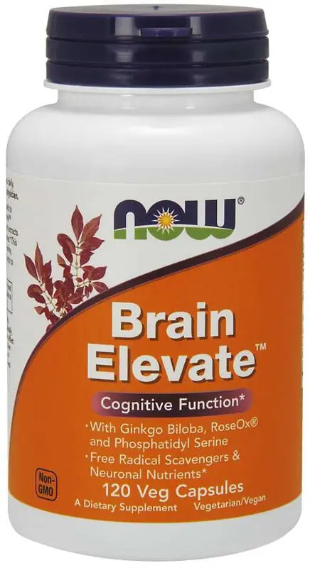 Now Foods Brain Elevate 120 vegkapslar