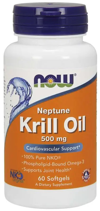 Now Foods Krill Oil 500 mg 60 kapslar