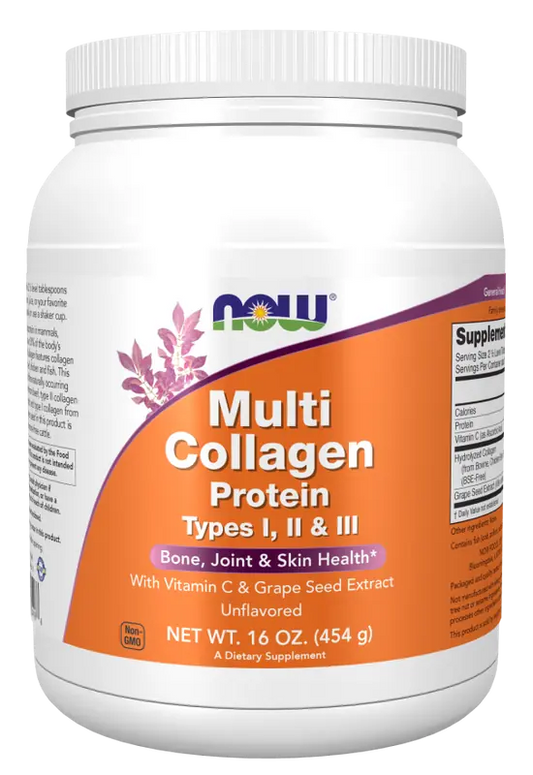 Now Foods Multi Collagen Powder 16 oz 454g