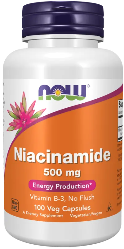 Now Foods Niacinamide 500mg 100 vegcaps