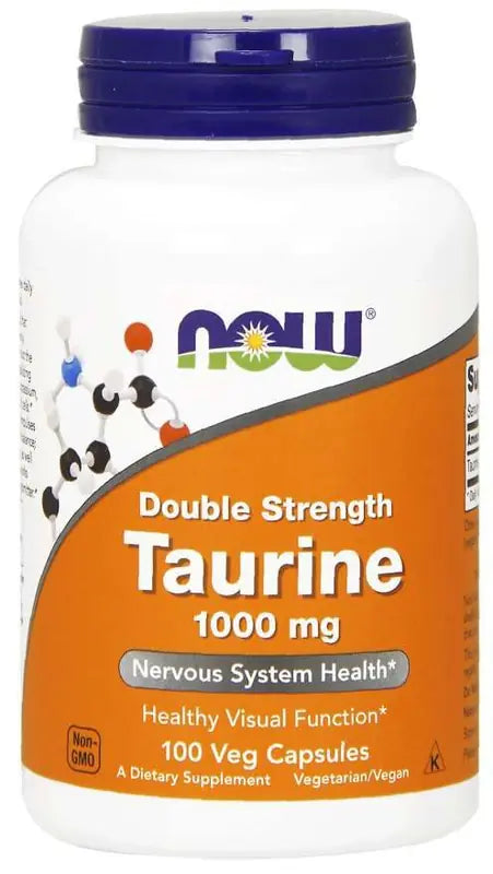 Now Foods Taurine 1000 mg 100 vegkapslar