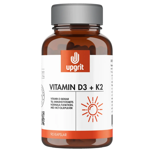 Upgrit Vitamin D3 + K2 90 kapslar