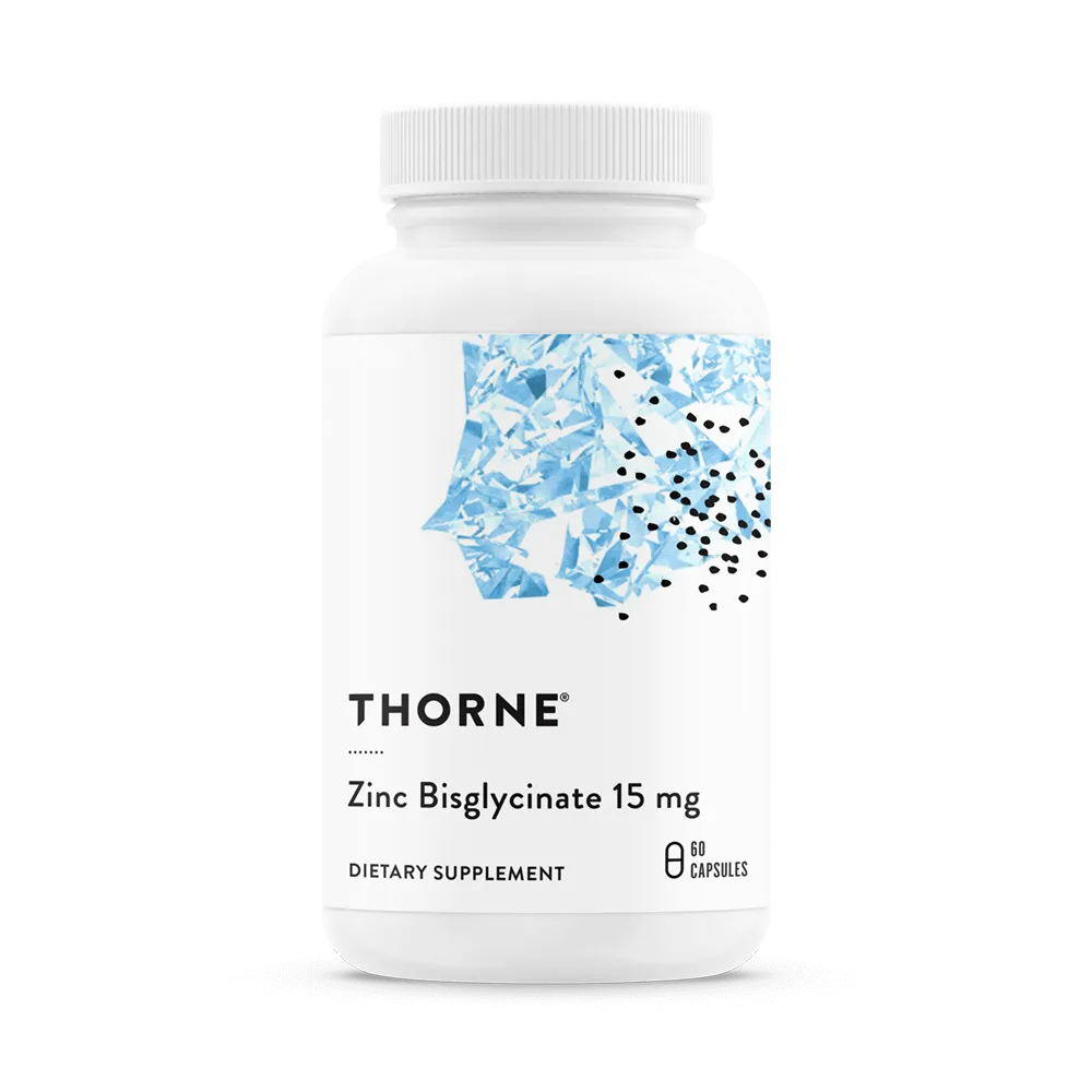 Thorne Zincbisglycinat 15 mg 60 kapslar