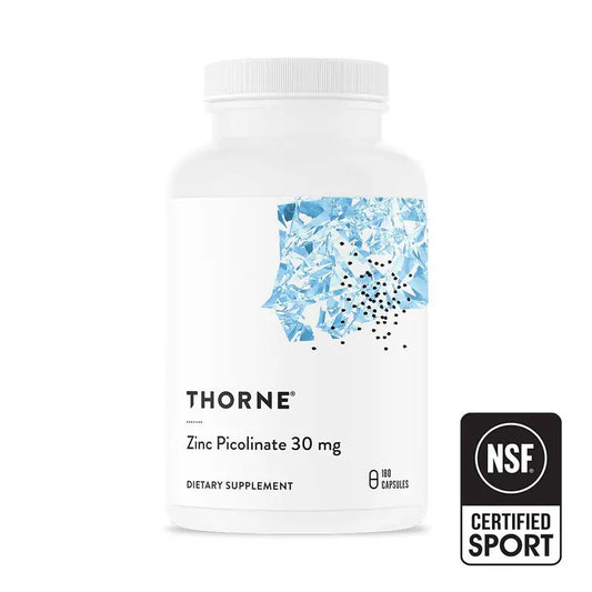 Thorne Zinc Picolinate 30 mg 180 kapslar